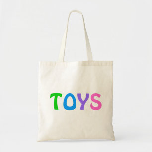 Tote Bag JOUETS en lettres colorées