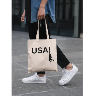 Tote Bag joueur de basket-ball américain