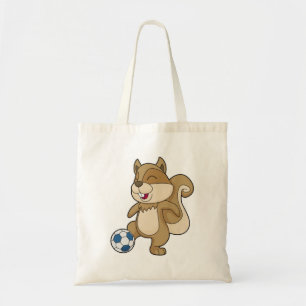 Tote Bag Joueur de football d'écureuil
