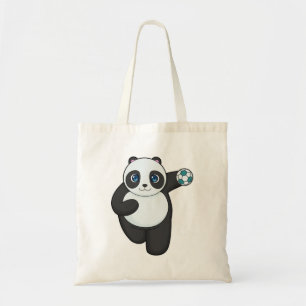 Tote Bag Joueur de handball Panda Handball