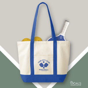 Tote Bag Joueur de l'équipe de Pickleball Club Personnalisé