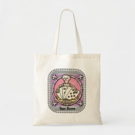 Tote Bag Joueur de squelette poker