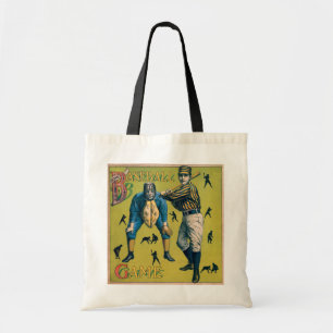 Tote Bag Joueurs de baseball vintage lors du match à domici
