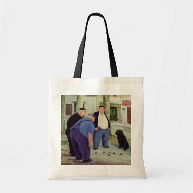 Tote Bag Joueurs de Boules (Devant)
