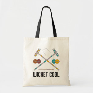 Tote Bag Joueurs de Croquet Funny Cool Wicket