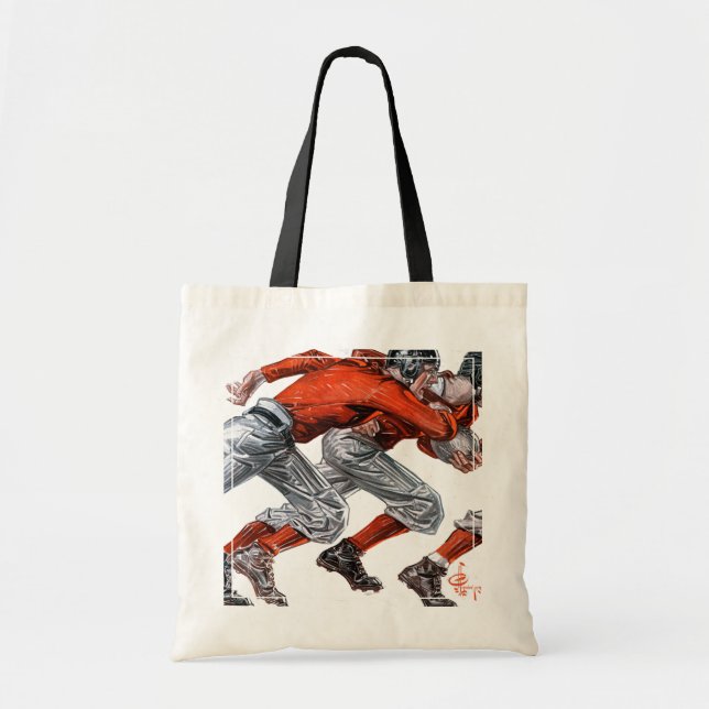 Tote Bag Joueurs De Football (Devant)