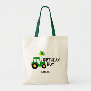 Tote Bag Jour d'anniversaire tracteur