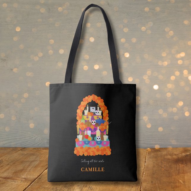 Tote Bag Jour de la fête de l'halloween mort (Créateur téléchargé)