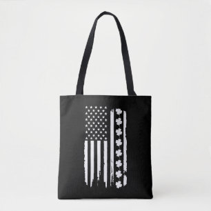 Tote Bag Jour de la Saint Patrick du drapeau américain