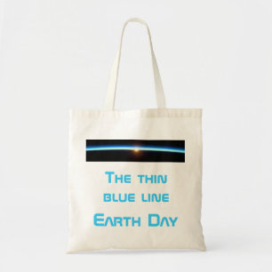 Tote Bag Jour de la Terre - La fine ligne bleue
