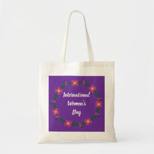 Tote Bag Jour des femmes violettes modernes