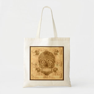 Tote Bag Jour des morts crâne sucre budget Fourre-tout