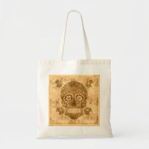Tote Bag Jour des morts crâne sucre budget Fourre-tout