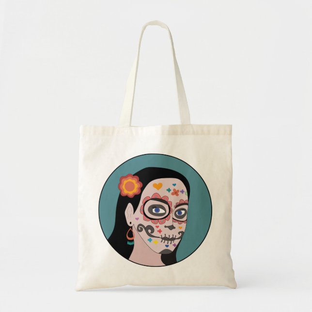 Tote Bag Jour des morts de Día de Los Muertos (Devant)