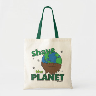 Tote Bag Jour des terres Hipster Rasé (Économisez) La Planè