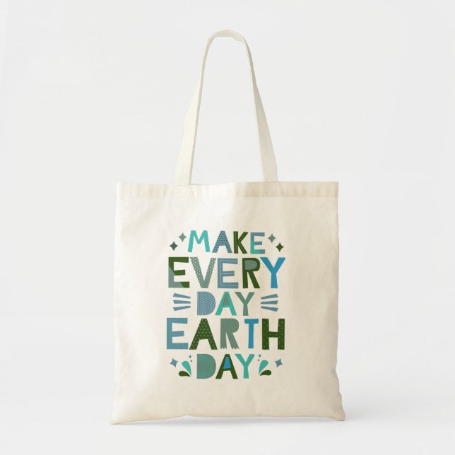 Tote Bag Jour des terres quotidien - Conservation (Devant)