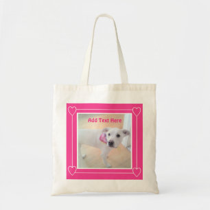 Tote Bag Jour des Valentines de Chien Rosé-Chien Mignonne D