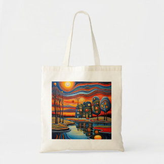 Tote Bag Jour d'hiver au coucher du soleil 9