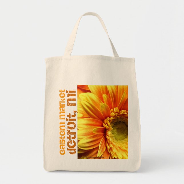 Tote Bag Jour oriental Fourre-tout de fleur du marché de (Devant)