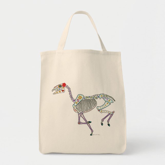 Tote Bag Jour squelettique de cheval des morts (Devant)