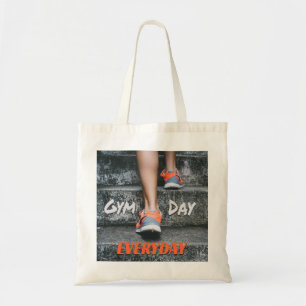 Tote Bag Journée de gym Tous Les Jours Entraînement Motivat
