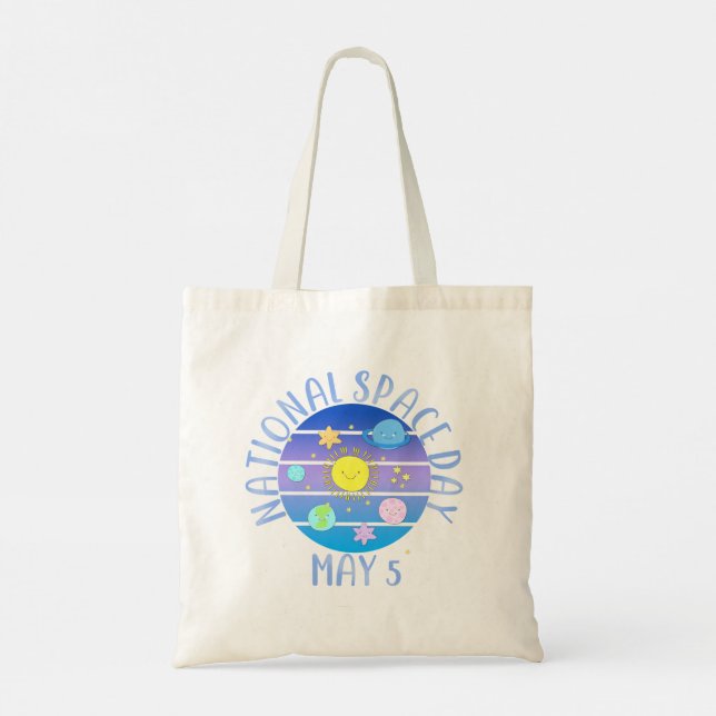 TOTE BAG JOURNÉE SPATIALE NATIONALE 5 MAI (Dos)