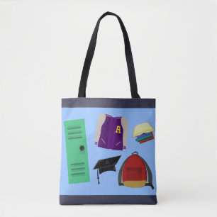 Tote Bag Journées scolaires Amusants Vie étudiante Motif d'