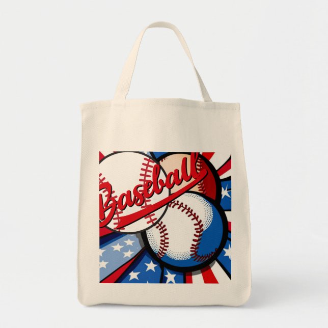 Tote Bag Jours de baseball (Devant)
