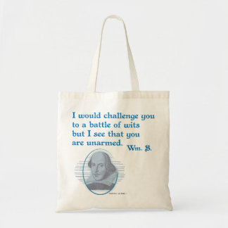 Tote Bag Joute d'esprit de Shakespeare