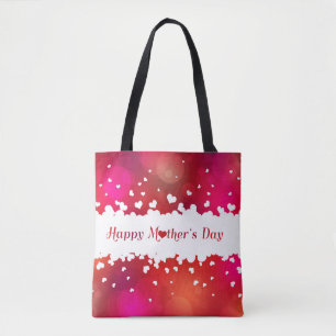 Tote Bag Jovely Happy Mother's Day Hearts