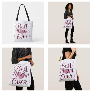 Tote Bag Joyeuse fête des Mères Meilleure Maman de tous les