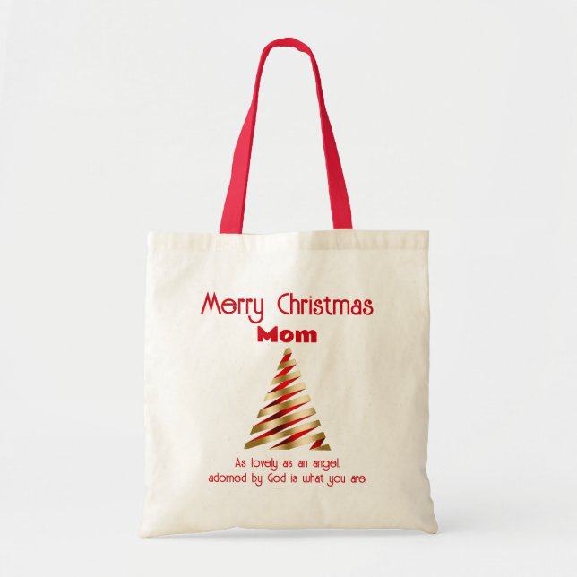 Tote Bag Joyeuse maman de Noël (Devant)