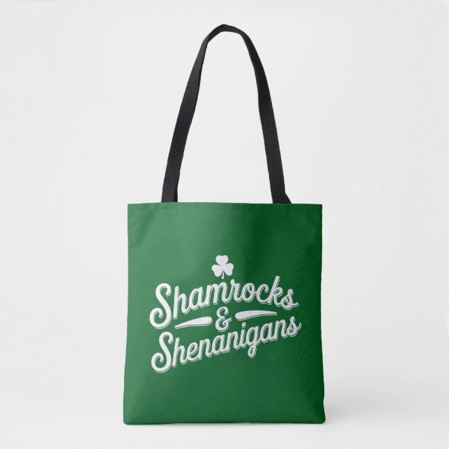 Tote Bag Joyeuse St Patrick Chance Trèfle&Farces (Devant)