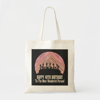 Tote Bag Joyeux 49ème anniversaire à la personne la plus me