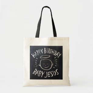 Tote Bag Joyeux anniversaire Baby Jesus - Noël en tableau n