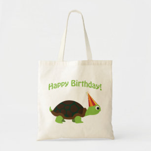 Tote Bag Joyeux anniversaire ! Tortue