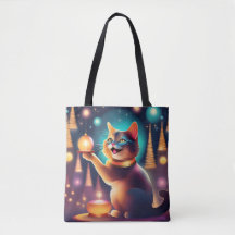 Joyeux chat célébrant Noël, Fourre-tout