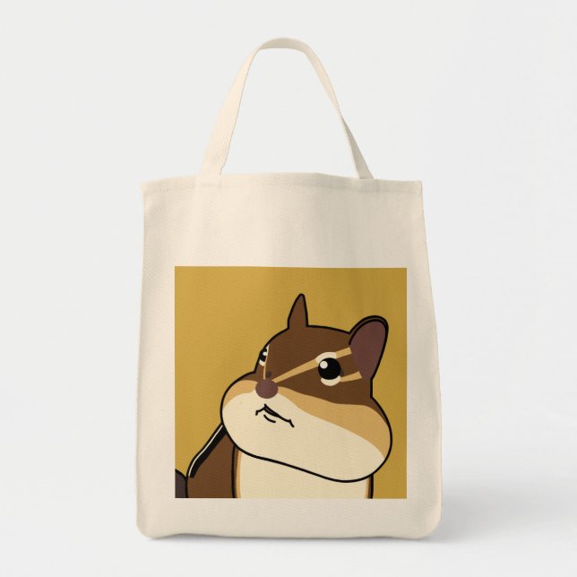 Tote Bag Joyeux Chippy ! Chipmunk せ う な  マ リ    ! (Devant)