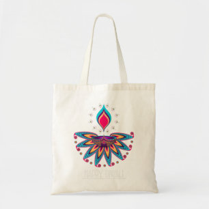 Tote Bag Joyeux Diwali Festival des cadeaux lumineux