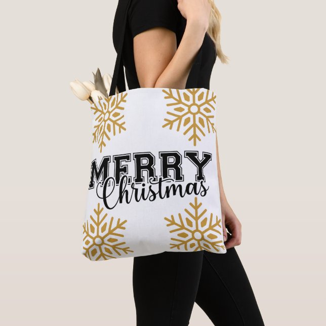 Tote Bag Joyeux et brillant Rouge moderne Joyeux cadeau de  (De près)