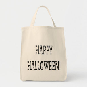 Tote Bag Joyeux Halloween Deadworld Texte