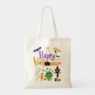 Tote Bag Joyeux Halloween Enfants mignonnes et Éffrayants