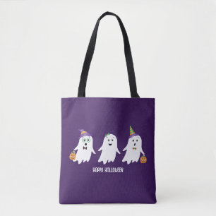 Tote Bag Joyeux Halloween Fantômes Trick Ou Treat