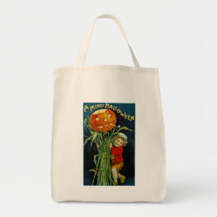 Tote Bag Joyeux Halloween Jack o' Lantern