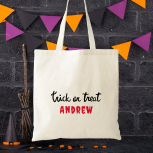 Tote Bag Joyeux Halloween Trick Or Treat Enfants Modernes