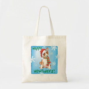 Tote Bag Joyeux Howliday Basenji