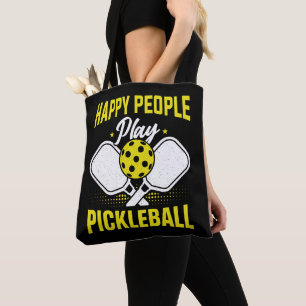 Tote Bag Joyeux Jouer au Pickleball