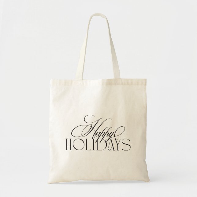 Tote Bag Joyeux Joyeux Jours de Noël (Devant)