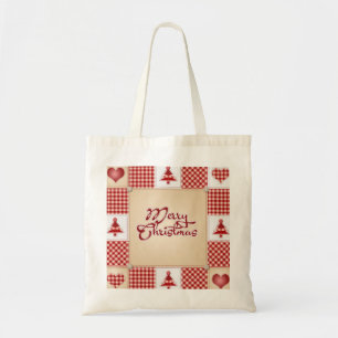 Tote Bag Joyeux Motifs de Noël décoratifs personnalisés