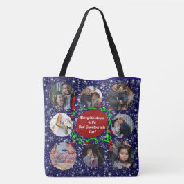 Tote Bag Joyeux Noël aux meilleurs grands-parents16 Photos
